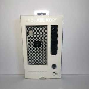 Michael Kors Folio Phone Cover Case with Strap — iPhone X/XS ($98 Value!)